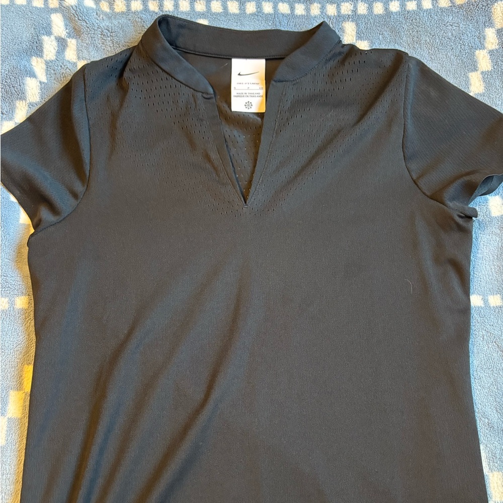 Black womens nike polo